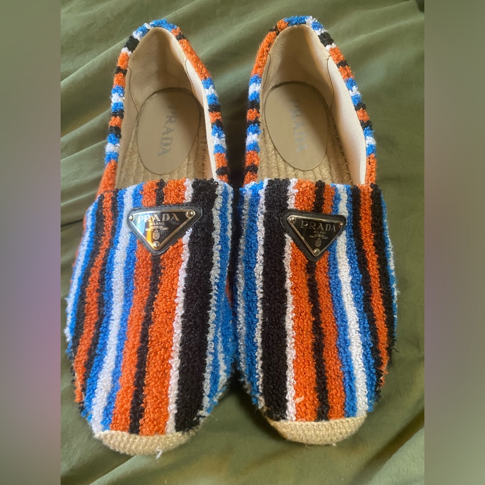 Prada slip on shoes